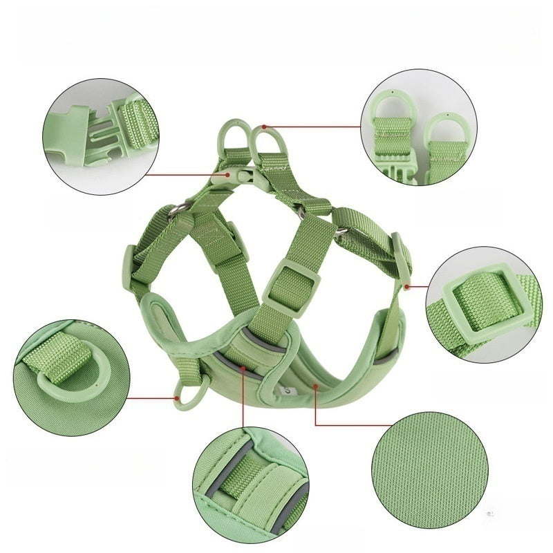 Lightweight Reflective Cat Harness - side view