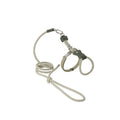 Leather-Trim Rope Cat Harness and Leash - detail