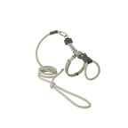 Leather-Trim Rope Cat Harness and Leash - detail